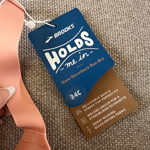 NWT Brooks Dare Racerback Bra Size 34C - Picture 5 of 7